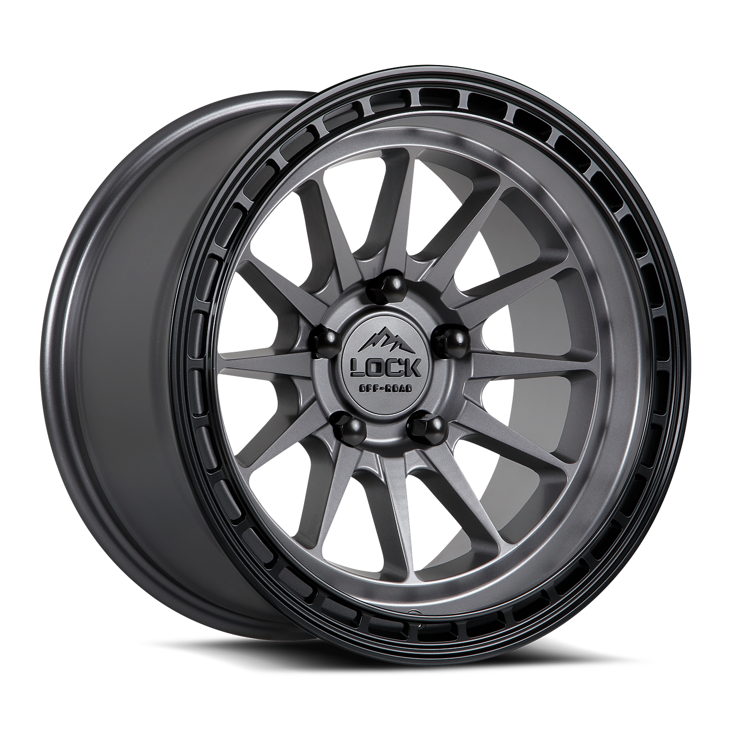 BAJA- MATTE GREY – Lock Off-Road Wheels BAJA- MATTE GREY – Lock Off-Road Wheels
