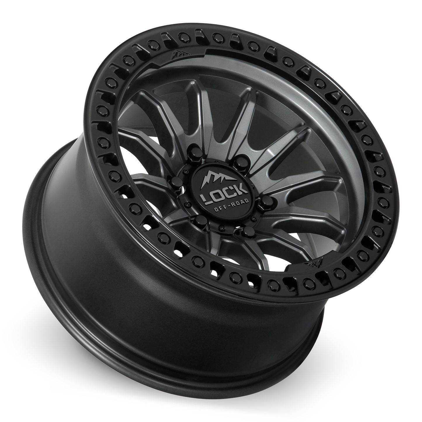 TRAIL- MATTE GREY W MATTE BLACK RING