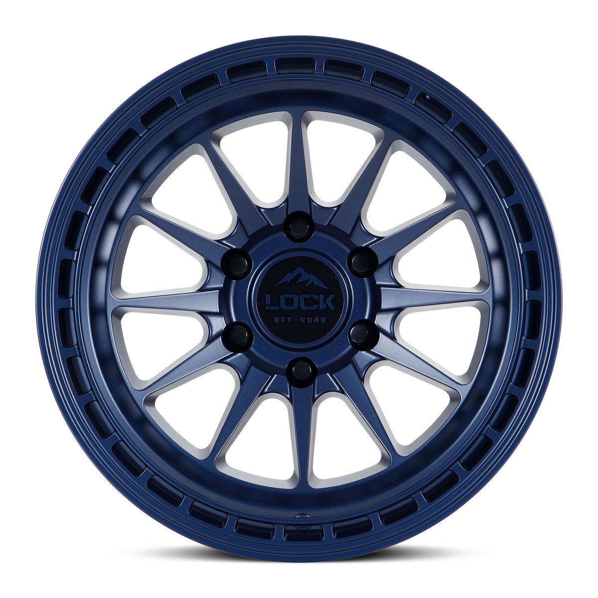 Matt Blue Rims Baja Matte Blue Off-Road Wheel – Lock Off-Road Wheels