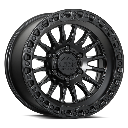 GRIT- MATTE BLACK W MATTE BLACK RING