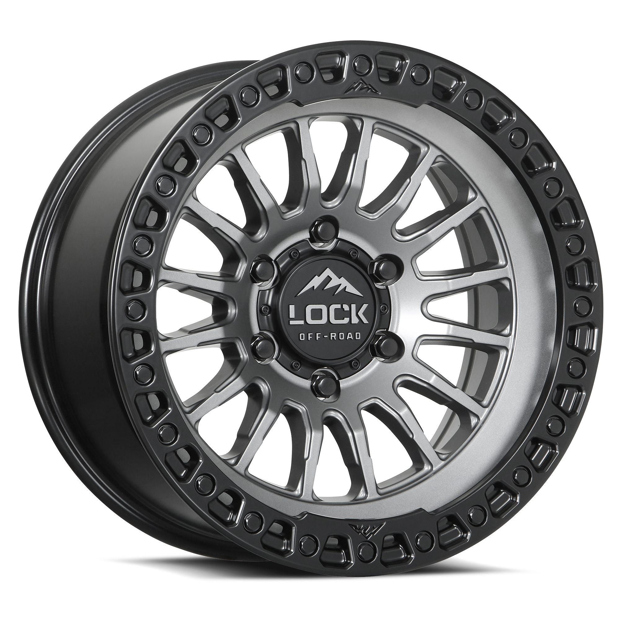 Grit Matte Grey Off-Road Wheel | Lock Off-Road – Lock Off-Road Wheels