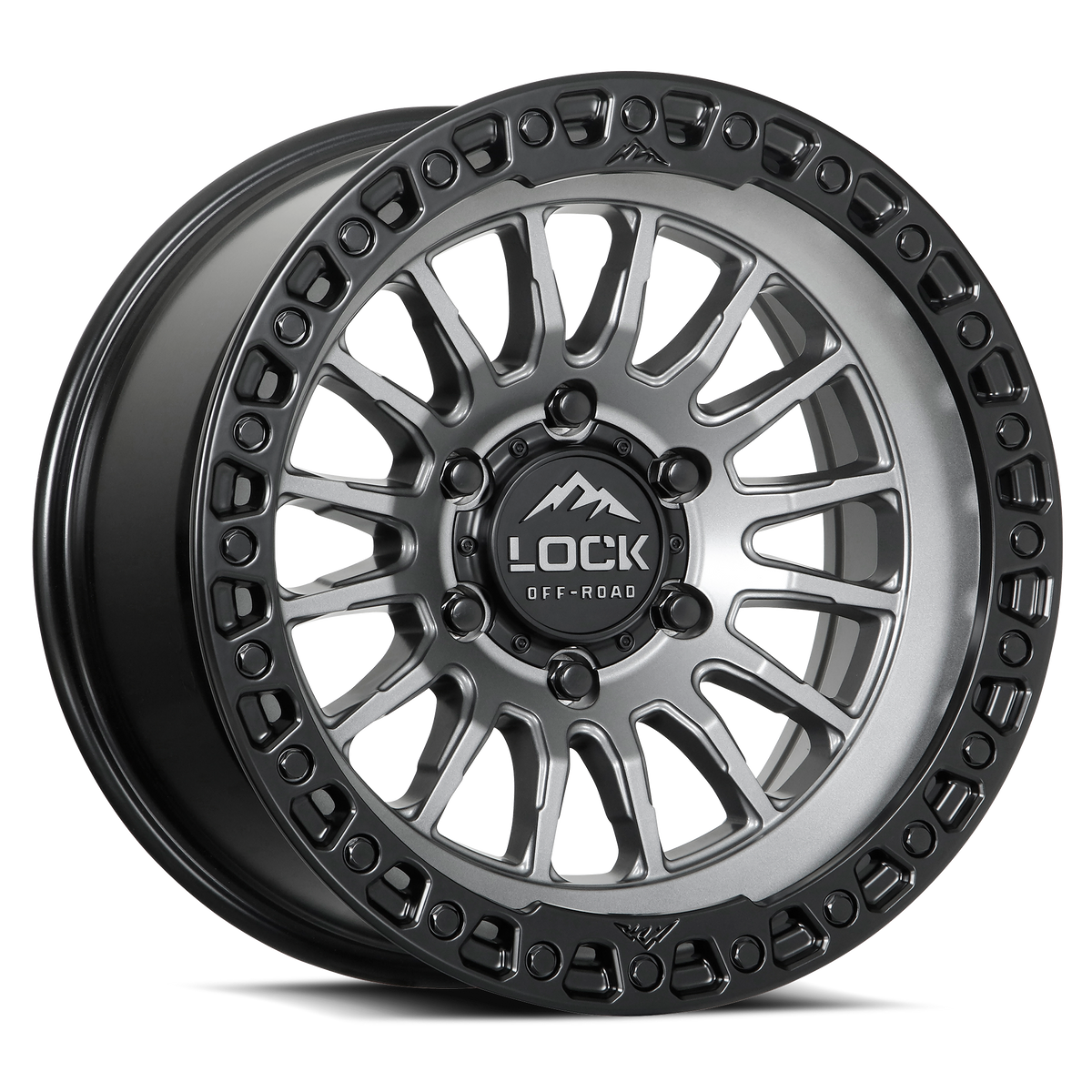 Grit Matte Grey Off-Road Wheel | Lock Off-Road – Lock Off-Road Wheels