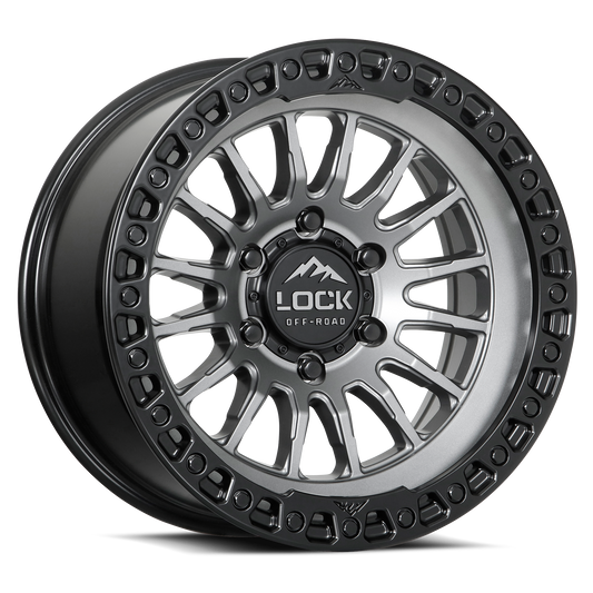 GRIT- MATTE GREY W MATTE BLACK RING