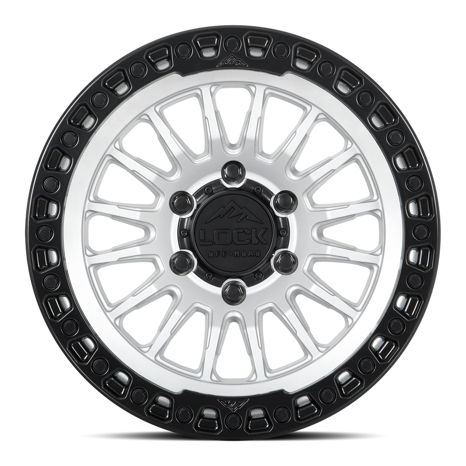 Grit Matte Silver Off-Road Wheel | Lock Off-Road – Lock Off-Road Wheels