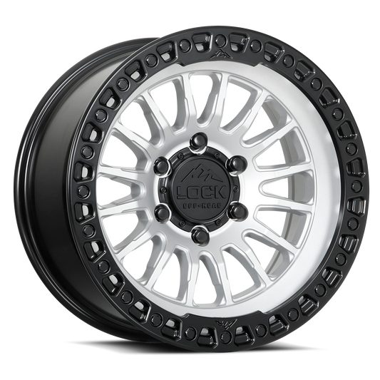 GRIT- MATTE SILVER W MATTE BLACK RING