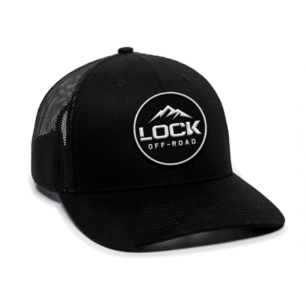 BLACK TRUCKER HATS – Lock Off-Road Wheels