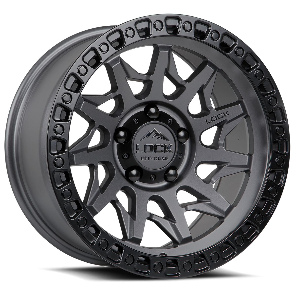 LUNATIC- MATTE GREY – Lock Off-Road Wheels