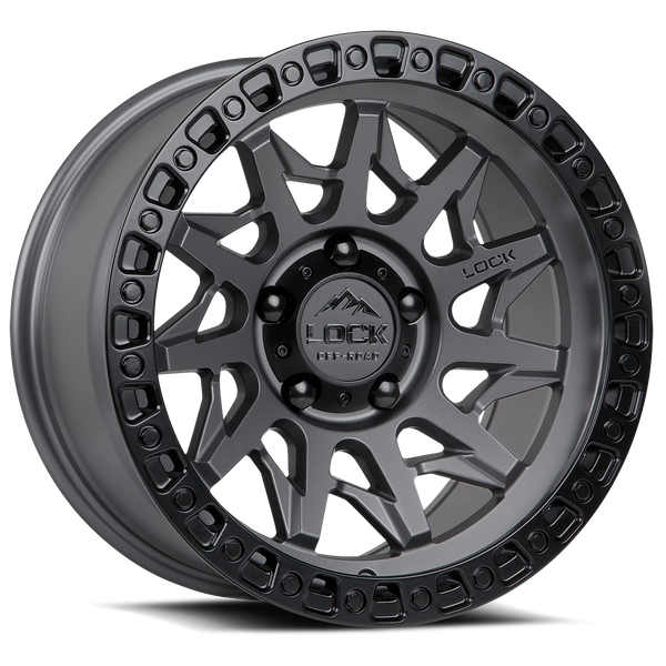 LUNATIC- MATTE GREY – Lock Off-Road Wheels