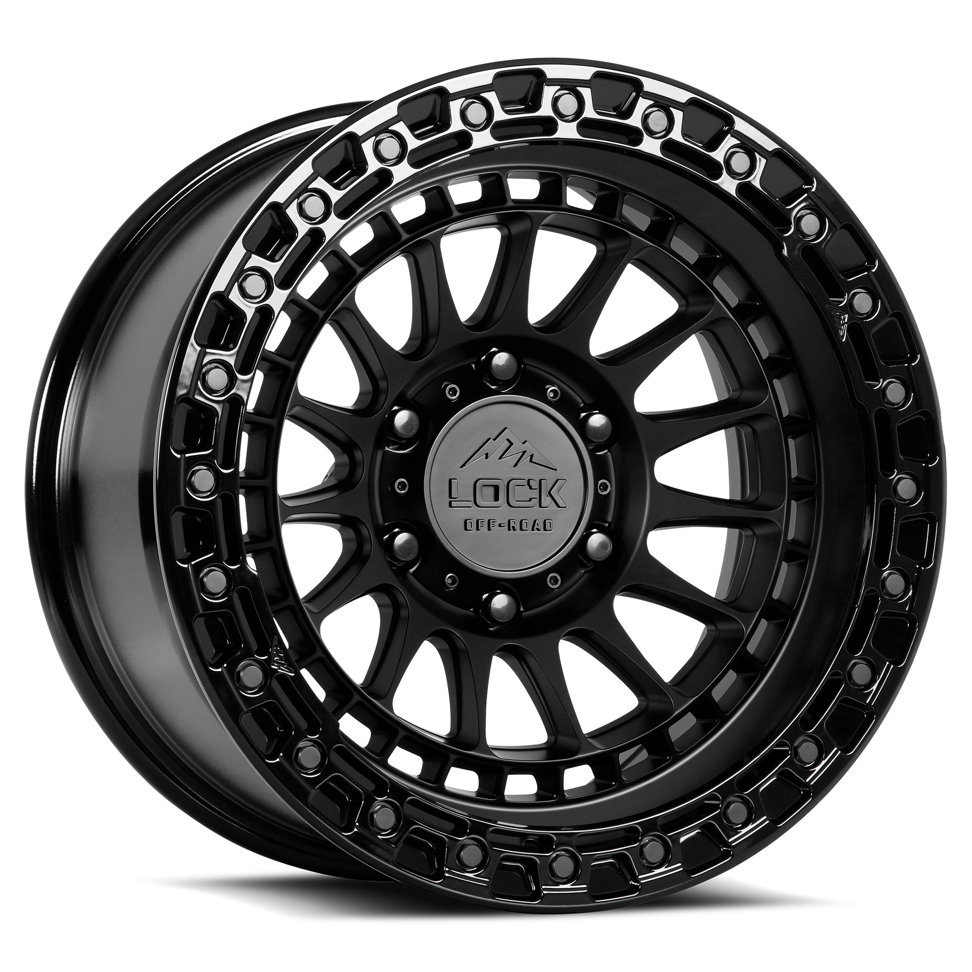 タイヤ・ホイール mudskiffle MOJAVE - MATTE BLACK | GLOSS LIP – Lock Off-Road Wheels