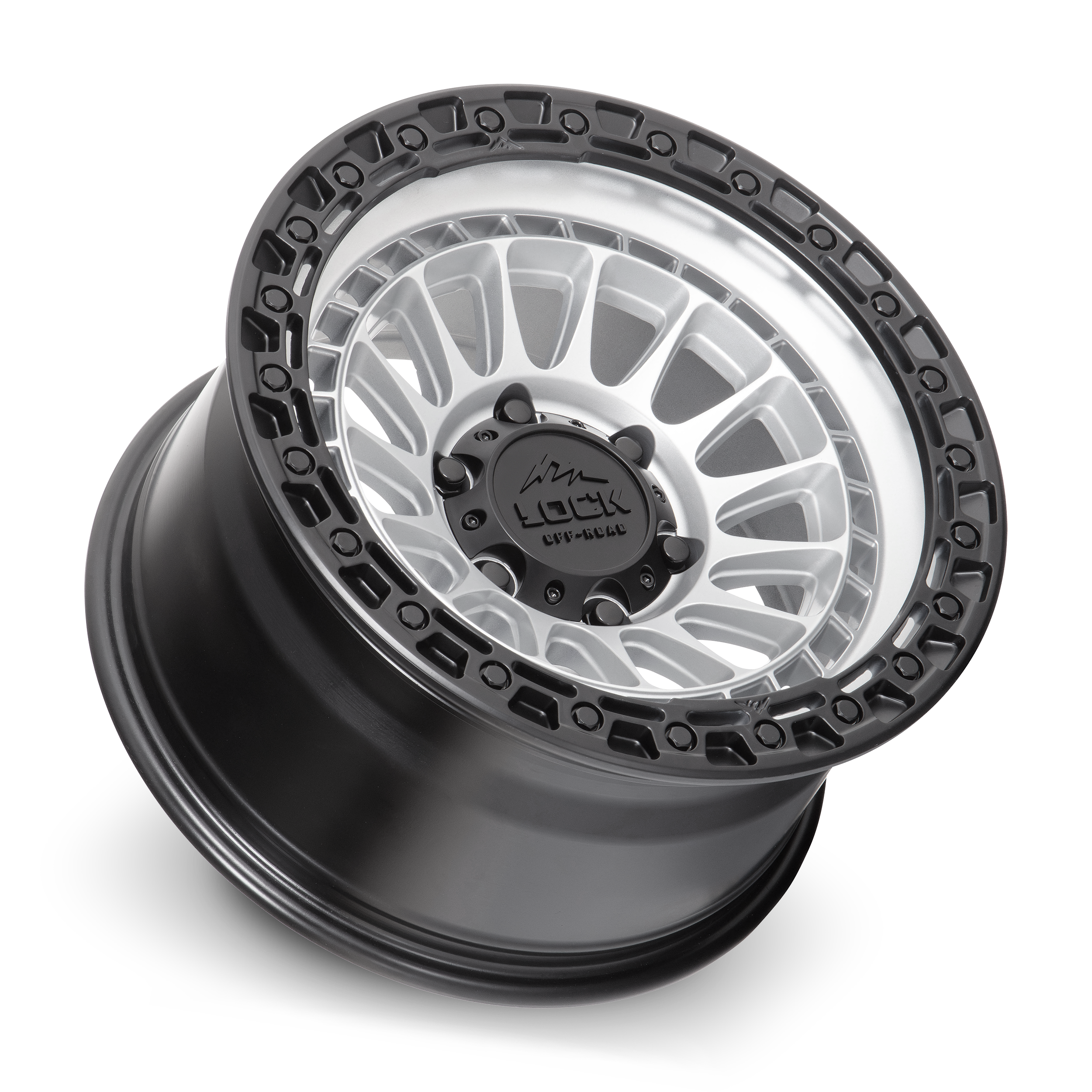 Mojave Matte Silver Off-Road Wheel – Lock Off-Road Wheels