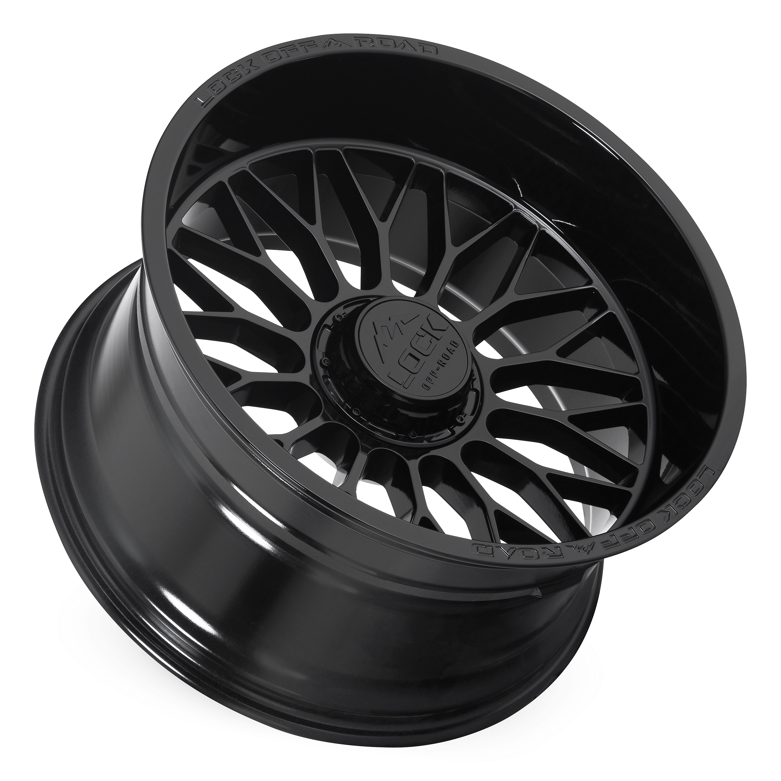 RAMPAGE - GLOSS BLACK – Lock Off-Road Wheels