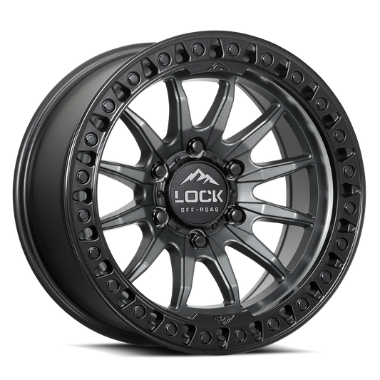 TRAIL- MATTE GREY W MATTE BLACK RING