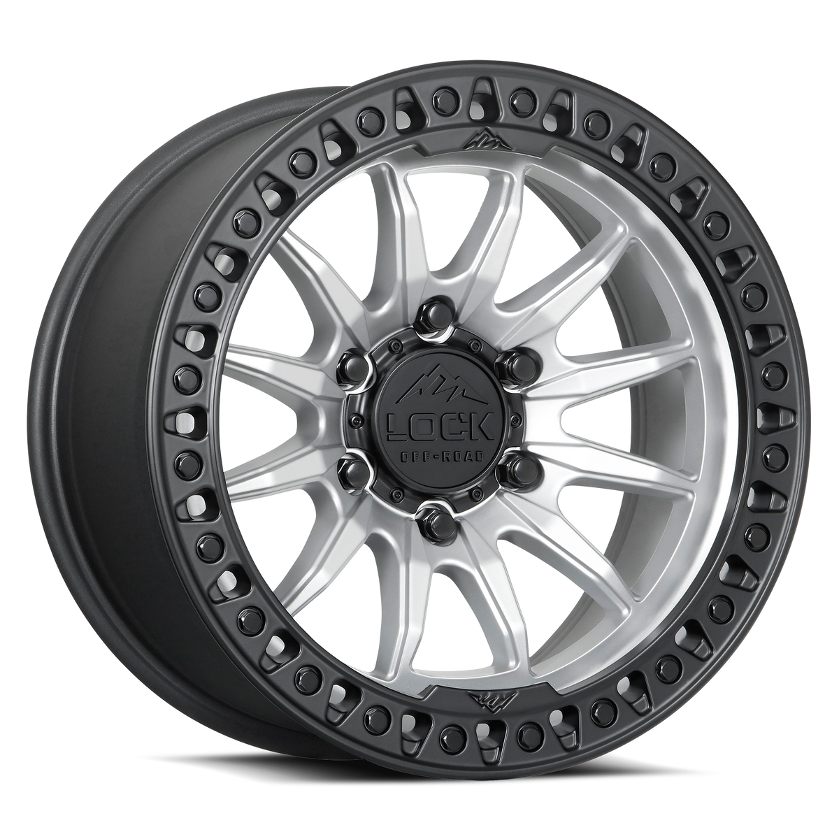 Trail Matte Silver Off-Road Wheel – Lock Off-Road Wheels
