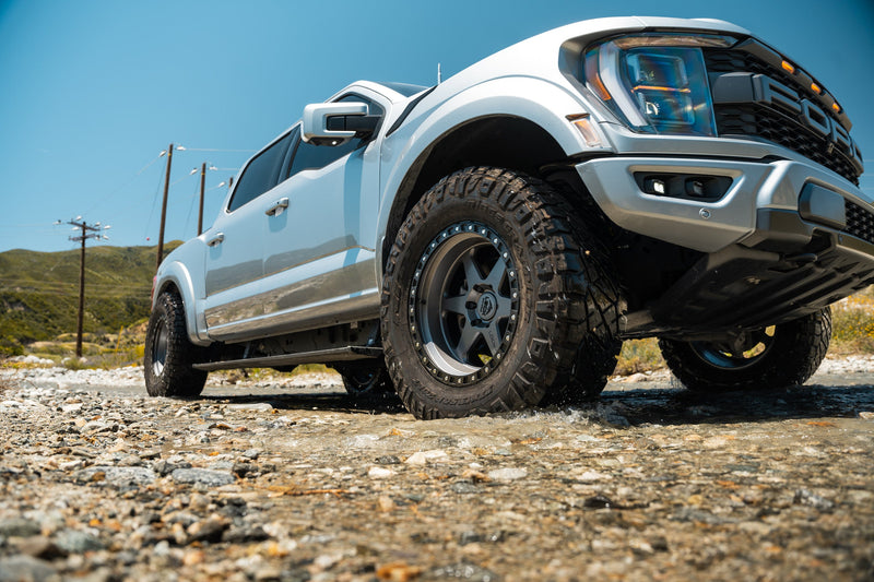 Silver Ford F-150 Raptor