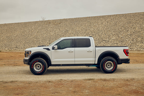 Ford Raptor R Jacked White Ford F-150 Raptor R – Lock Off-Road Wheels