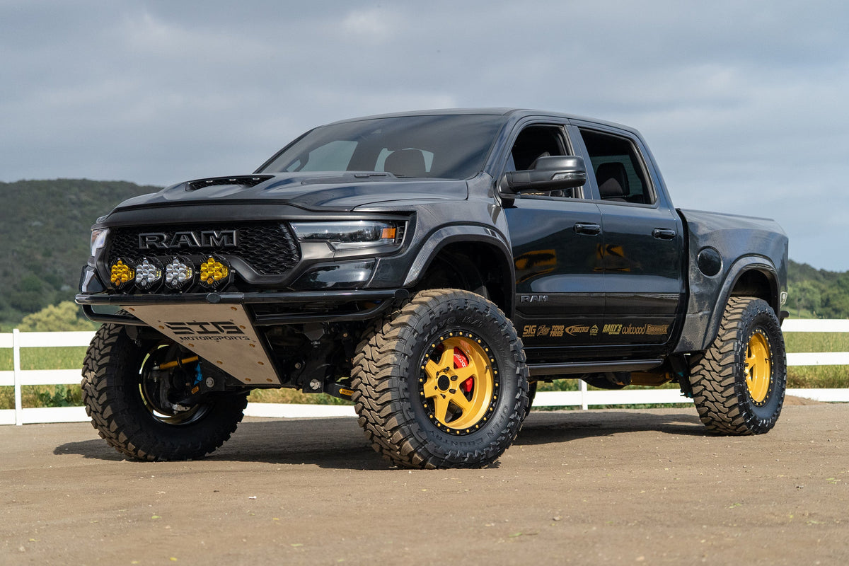 Black Ram 1500 TRX on Lock Off-Road Olympus wheels (photo 1)