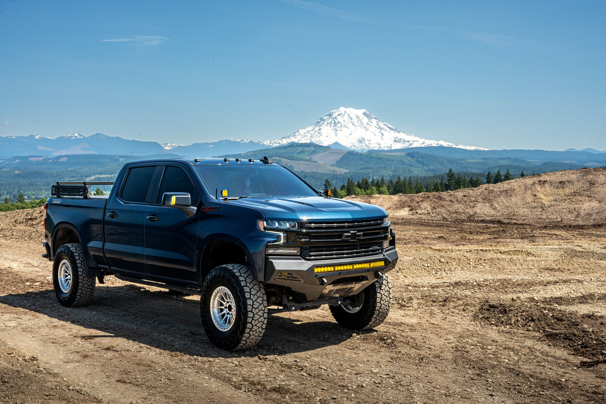 Chevy Silverado Trail Boss on Lock Off-Road Baja wheels (photo 1)