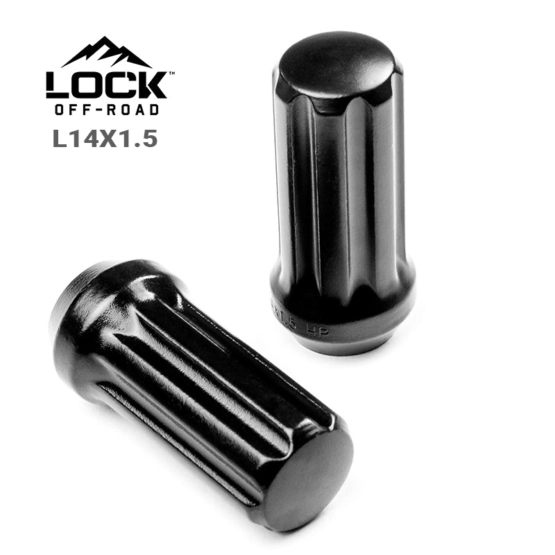 thumbnail image 2 of Rough Country Black Steel Lug Nut Set – M14x1.5 Thread, 24-Pack – 141524BLK 2 of 6