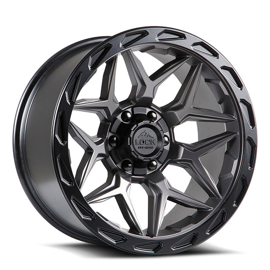 MATRIX- MATTE GREY – Lock Off-Road Wheels