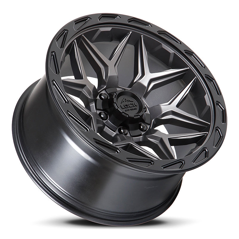 MATRIX- MATTE GREY – Lock Off-Road Wheels
